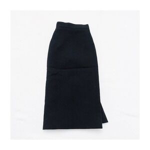Emanuel Ungaro Paris Black Pencil Skirt SZ8 Italy
